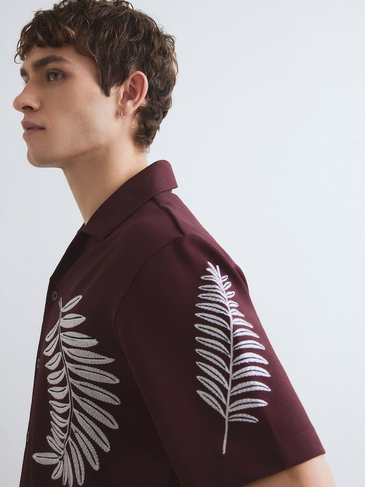 River Island Regular Embrodierred Shirt - Εικόνα 4 από 4