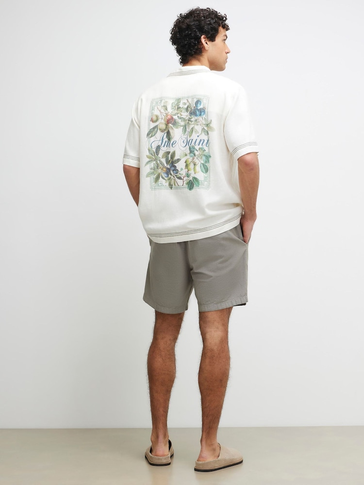 River Island リネン調プルオンショートパンツ - 画像 4 / 4