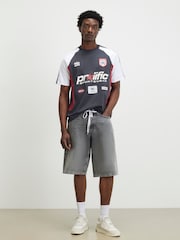 River Island Grey Oversized Palais Sport T-Shirt - Image 3 of 4
