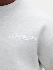 River Island Grey Oversized Scuba Sanctuaire T-Shirt - Image 4 of 4
