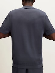 River Island Smal passform Glanset Strikket Skjorte - Bilde 4 av 4