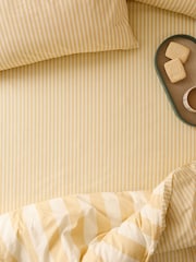 Furn Custard The Ultimate Stripe Fitted Bed Sheet - Image 1 of 1