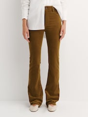 FRAME Brown The Corduroy Bronze Reboot Trousers - Image 3 of 6