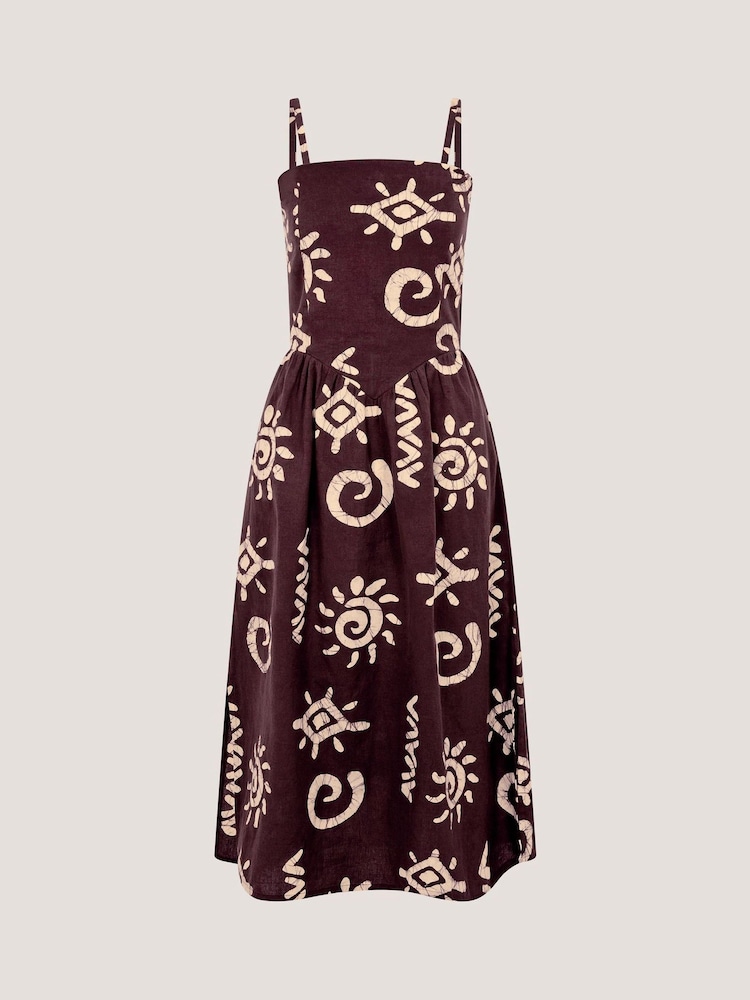 Monsoon Mafalda Bandeau-klänning i bomull - Bild 6 av 6