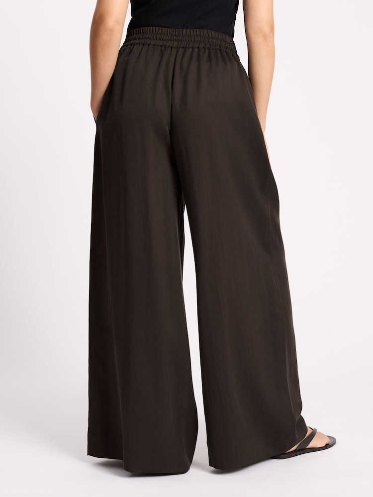 Albaray Tencel Wide Leg Trousers - صورة 2 من 4