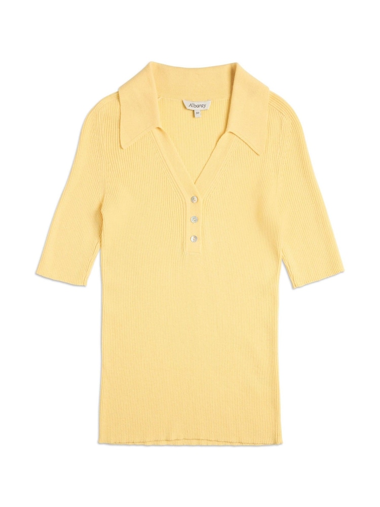 Albaray Rib Button Top - Imaginea 4 din 4