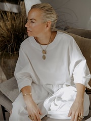 Albaray White Anna Unwin Cotton Poplin Top - Image 1 of 7