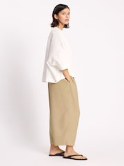 Albaray White Anna Unwin Cotton Poplin Top - Image 5 of 7