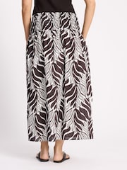 Albaray Brown Mono Palm Skirt - Image 2 of 4
