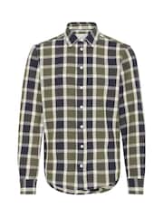 Casual Friday Green Franzen Long Sleeve Checked Shirt - Image 6 of 8