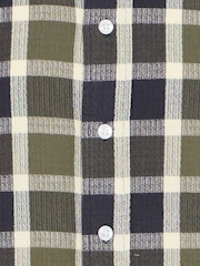 Casual Friday Green Franzen Long Sleeve Checked Shirt - Image 8 of 8