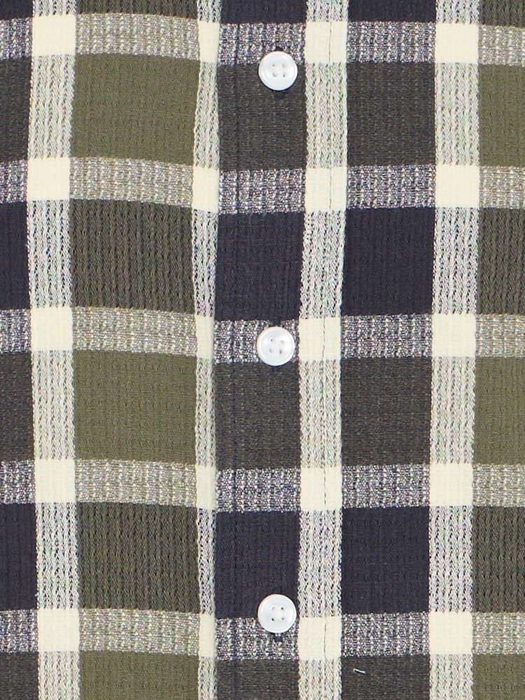 Casual Friday Green Franzen Long Sleeve Checked Shirt - Image 8 of 8