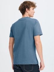Casual Friday Blue Sundin Crew Neck Short Sleeve T-Shirt - Image 2 of 8
