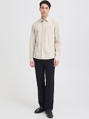 Casual Friday Natural Olsson Long Sleeve Striped Shirt - Image 3 of 8
