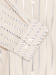 Casual Friday Natural Olsson Long Sleeve Striped Shirt - Image 8 of 8