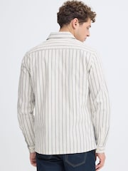 Casual Friday White CfWiberg Long Sleeve Striped Shirt - Image 2 of 8