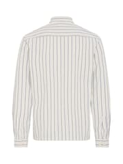 Casual Friday White CfWiberg Long Sleeve Striped Shirt - Image 7 of 8