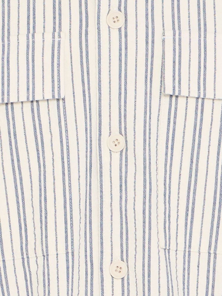 Casual Friday White CfWiberg Long Sleeve Striped Shirt - Image 8 of 8