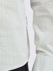 Casual Friday Blue Jonsson Long Sleeve Checked Shirt - Image 4 of 8