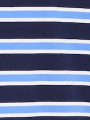 Casual Friday Blue Moberg Relaxed Striped T-Shirt - Image 8 of 8