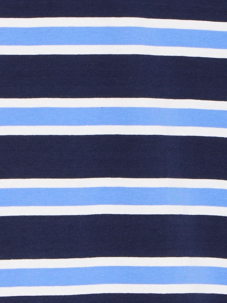 Casual Friday Blue Moberg Relaxed Striped T-Shirt - Image 8 of 8 Casual Friday Blue Moberg Relaxed Striped T-Shirt - Image 8 of 8