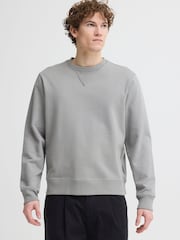 Casual Friday Grey Persson Crew Neck Sweatshirt - Image 1 of 5