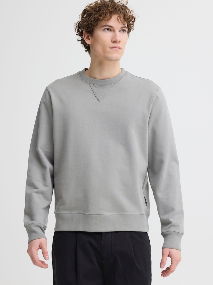Casual Friday Grey Persson Crew Neck Sweatshirt - Image 1 of 5