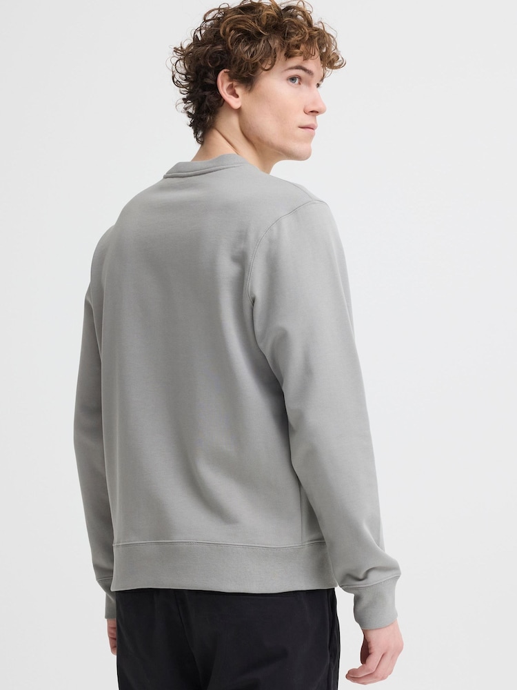 Casual Friday Grey Persson Crew Neck Sweatshirt - Image 2 of 5