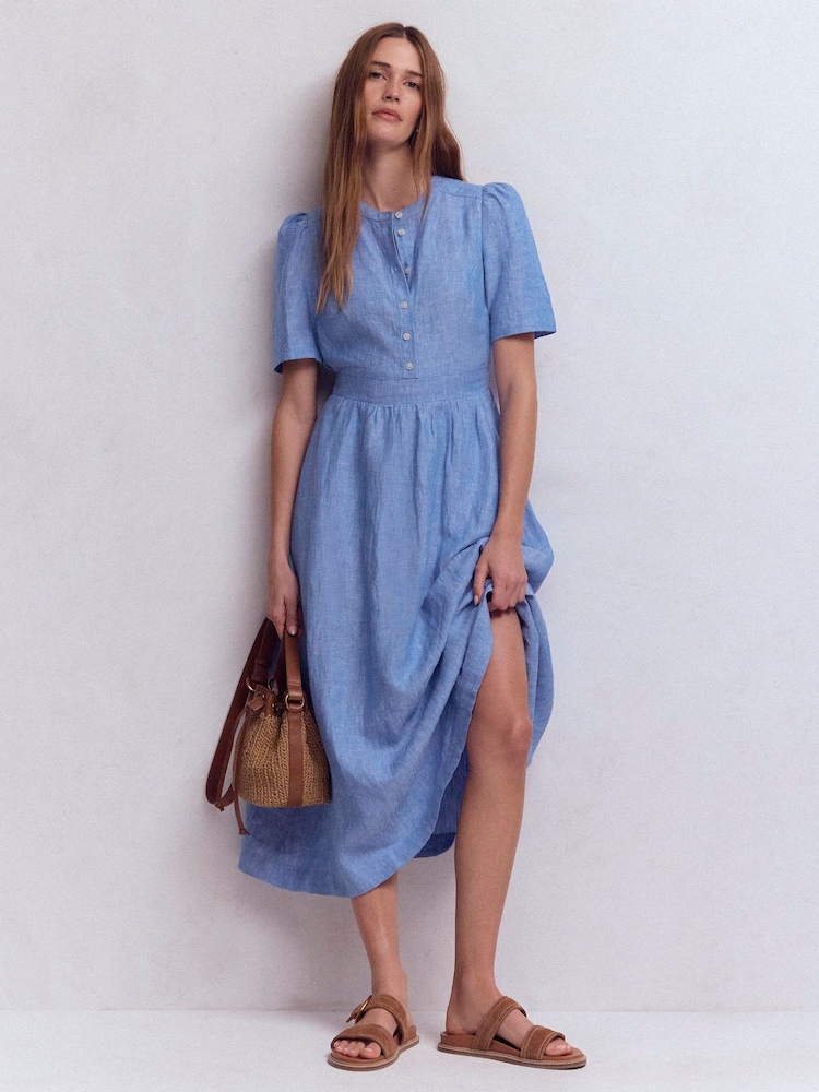 Φόρεμα Boden Ivy από λινό μίντι - Εικόνα 1 από 6