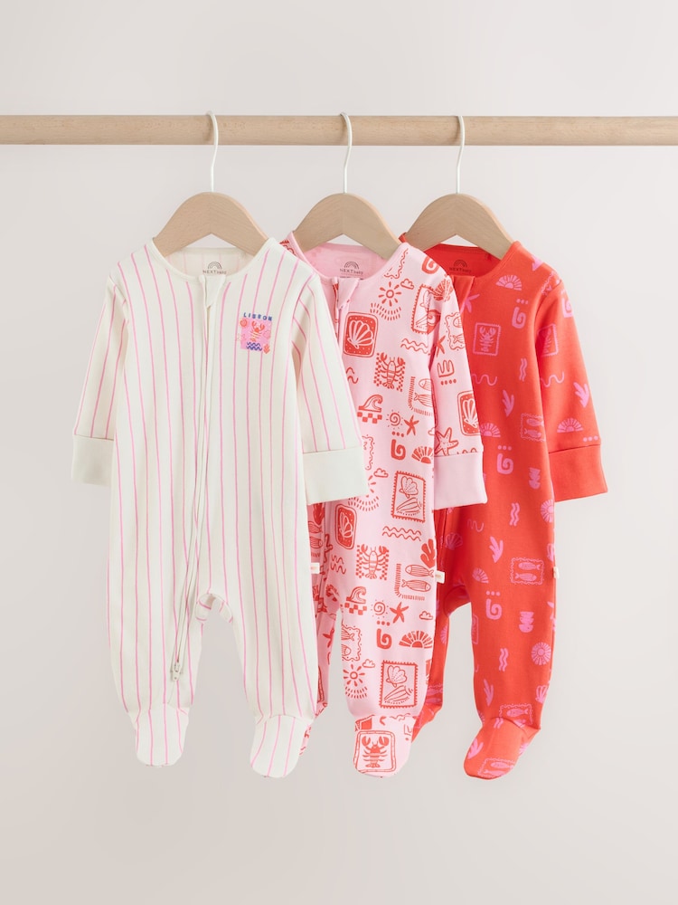 Vermelho/Rosa - Pacote 3 de roupas de dormir para bebês (0meses a3anos) - Imagem 1 de 13 Vermelho/Rosa - Pacote 3 de roupas de dormir para bebês (0meses a3anos) - Imagem 1 de 13