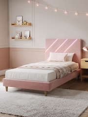 XR Living Pink Lily Bed Frame With App Control Lights - Image 1 of 6
