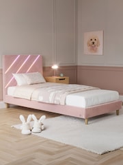 XR Living Pink Lily Bed Frame With App Control Lights - Image 3 of 6