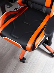X Rocker Black  Orange Agility Sport Esport Gaming Chair - Image 3 of 4