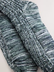 Green Twist Slipper Socks With Grippers 1 Pack - Image 2 of 3