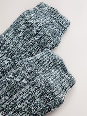 Green Twist Slipper Socks With Grippers 1 Pack - Image 3 of 3