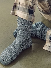 Green Twist Slipper Socks With Grippers 1 Pack - Image 4 of 5