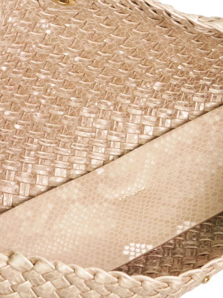 Dune London Metallic Encourage Clutch Bag - Image 5 of 5 Dune London Metallic Encourage Clutch Bag - Image 5 of 5