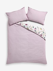 Cath Kidston Pink Climbing Rose Stripe 100% Cotton Duvet Cover and Pillowcase Set - Image 7 of 7
