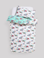 Cath Kidston Green Vintage Tractors Duvet Cover and Pillowcase Set - Image 6 of 6