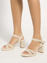 Dune London Natural Manifests Smart Sandals - Image 1 of 6