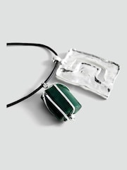 Mango Silver Tone Two Pendant Necklace - Image 3 of 3