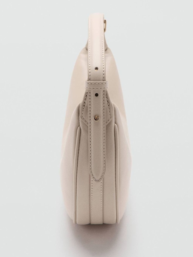 Mango Dusky Pink Shoulder Bag - Image 4 of 4