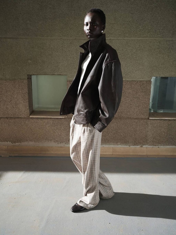 Mango Grey Tailored Trousers - Image 1 of 4