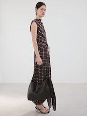 Mango Red Sleeveless Ruched Top - Image 3 of 5