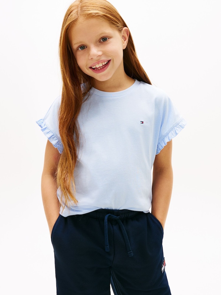 Tommy Hilfiger Blue Short Sleeve Top - Image 1 of 5