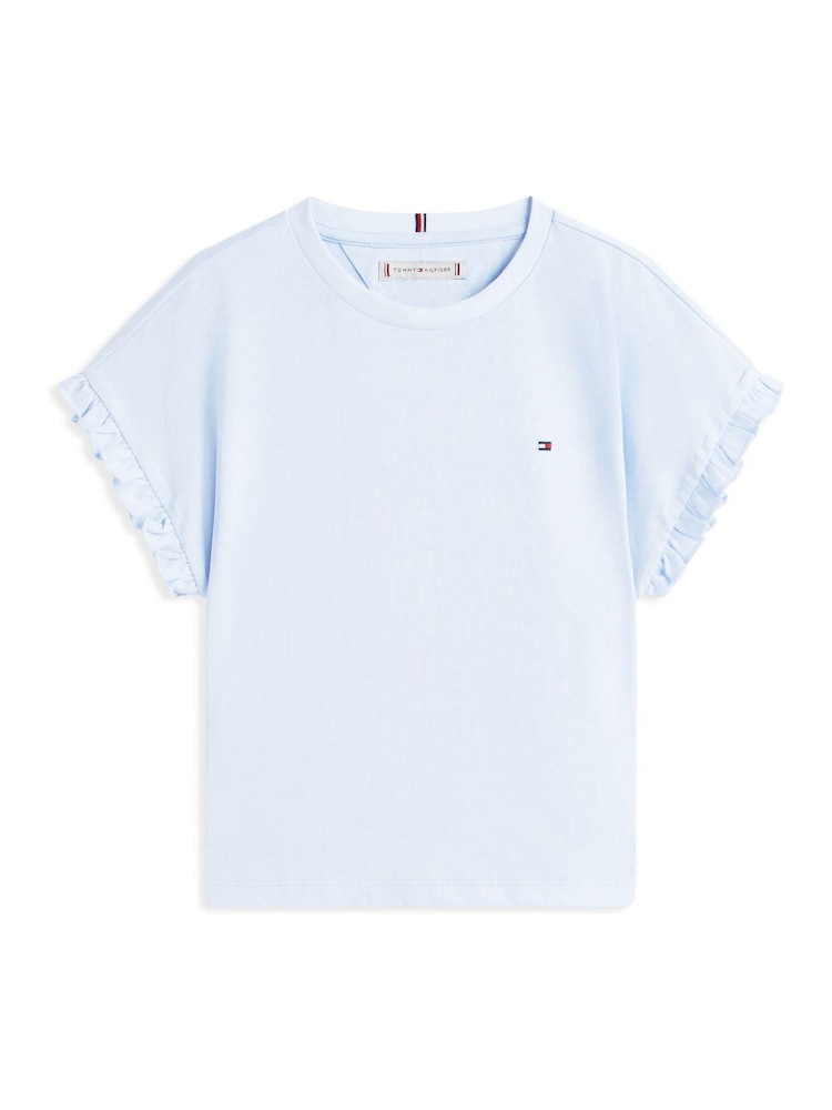 Tommy Hilfiger Blue Short Sleeve Top - Image 5 of 5