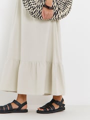 JD Williams Black Fisherman Comfort Sandals - Image 1 of 4