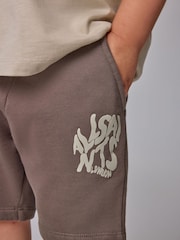 smALLSAINTS Neutral Orlando T-Shirt and Shorts Younger Set - Image 5 of 14