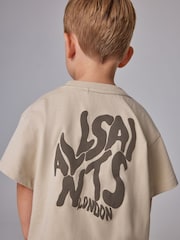 smALLSAINTS Neutral Orlando T-Shirt and Shorts Younger Set - Image 6 of 14