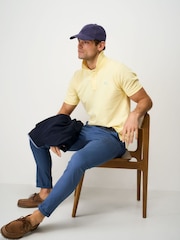 Crew Clothing Cream Classic Cotton Piqué Polo Shirt - Image 3 of 4